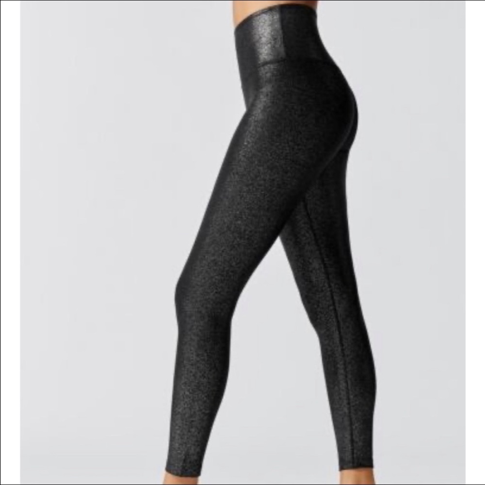 Beyond Yoga Twinkle Leggings - S - Black Sparkle